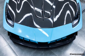 DarwinPRO 2015-2020 Ferrari 488 GTB & Spider MA Style Partial Carbon Fiber Front Bumper - image 7