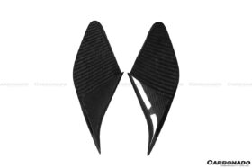DarwinPRO 2015-2020 Ferrari 488 GTB & Spider MSY Style Carbon Fiber Side Air Intake Fins - image 7
