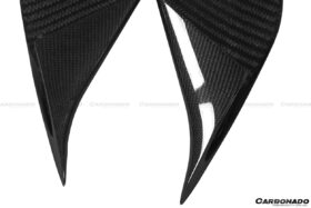 DarwinPRO 2015-2020 Ferrari 488 GTB & Spider MSY Style Carbon Fiber Side Air Intake Fins - image 8