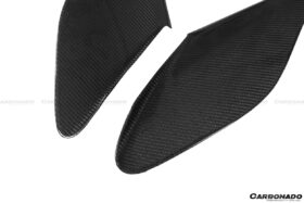 DarwinPRO 2015-2020 Ferrari 488 GTB & Spider MSY Style Carbon Fiber Side Air Intake Fins - image 9