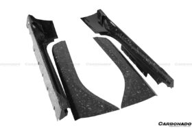 DarwinPro Aerodynamics DarwinPRO 488 GTB & Spider MSY Style Side Skirts for Ferrari 488 - Image 8