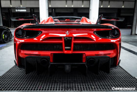 DarwinPRO 2015-2020 Ferrari 488 Spider MSY Style Trunk Spoiler Wing - image 6