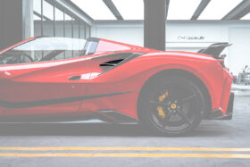 DarwinPRO 2015-2020 Ferrari 488 GTB & Spider MSY Style Carbon Fiber Side Air Intake Fins - image 1