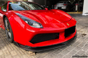 DarwinPRO 2015-2020 Ferrari 488 GTB And Spider RS Style Carbon Fiber Front Lip - image 3