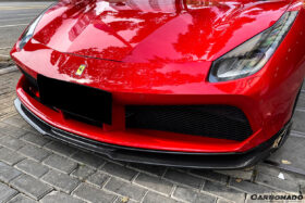 DarwinPRO 2015-2020 Ferrari 488 GTB And Spider RS Style Carbon Fiber Front Lip - image 5