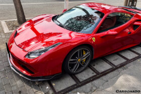 DarwinPRO 2015-2020 Ferrari 488 GTB And Spider RS Style Carbon Fiber Front Lip - image 6