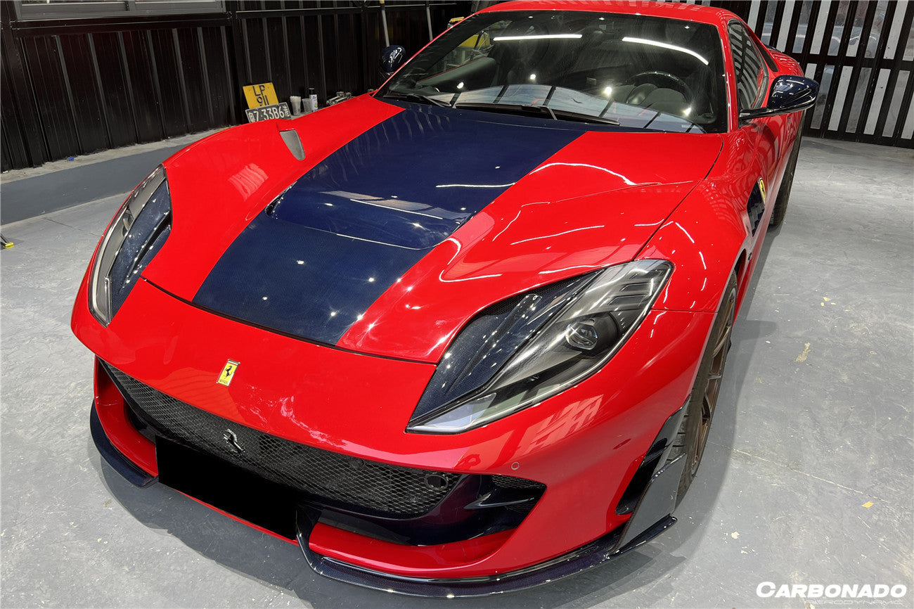 DarwinPRO 2017-2026 Ferrari 812 Superfast / GTS MSY Style Carbon Fiber Hood - detail 3