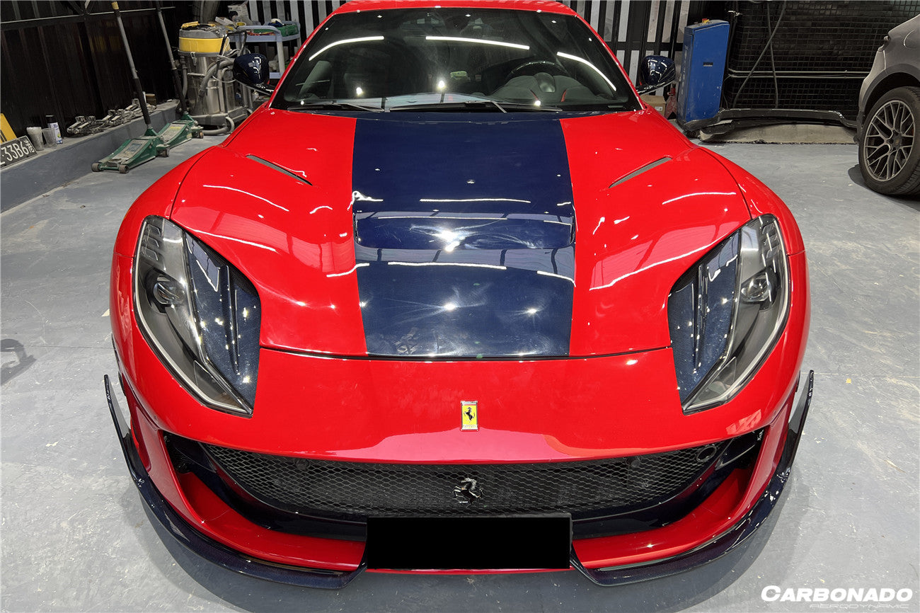 DarwinPRO 2017-2026 Ferrari 812 Superfast / GTS MSY Style Carbon Fiber Front Bumper Air Vent - view 3