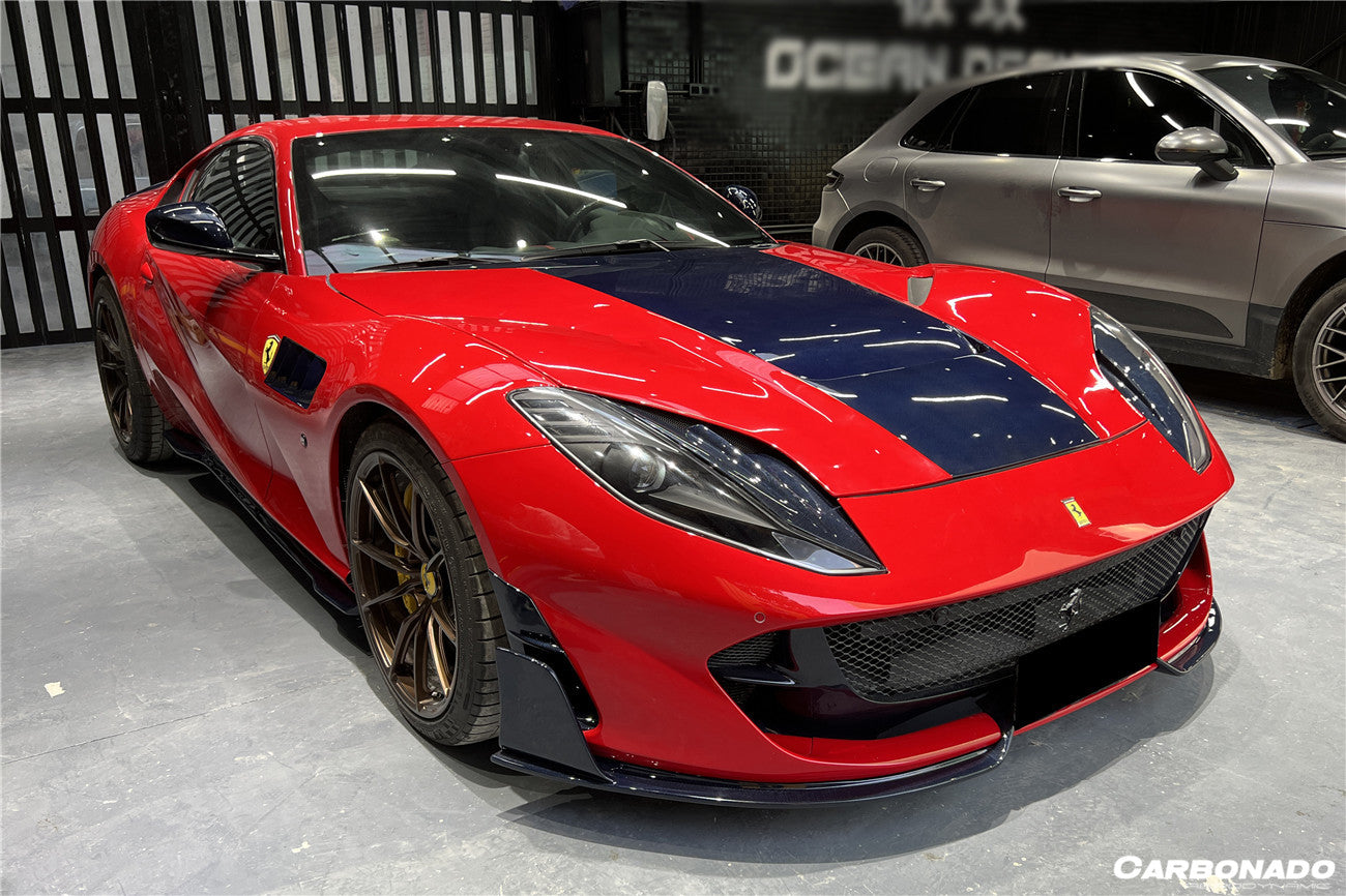 DarwinPRO 2017-2026 Ferrari 812 Superfast / GTS MSY Style Carbon Fiber Front Bumper Air Vent - view 4