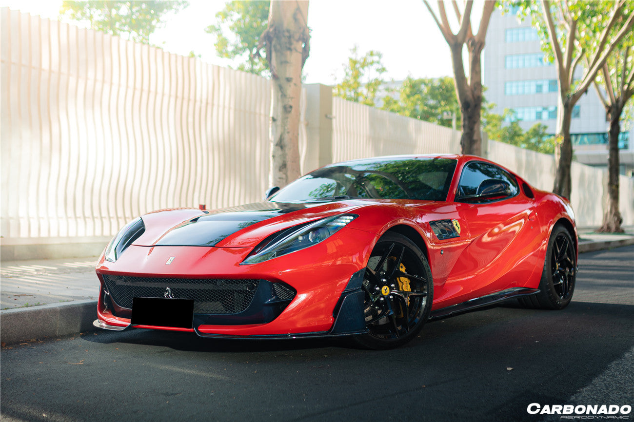 DarwinPRO 2017-2026 Ferrari 812 Superfast / GTS MSY Style Carbon Fiber Front Lip - view 2