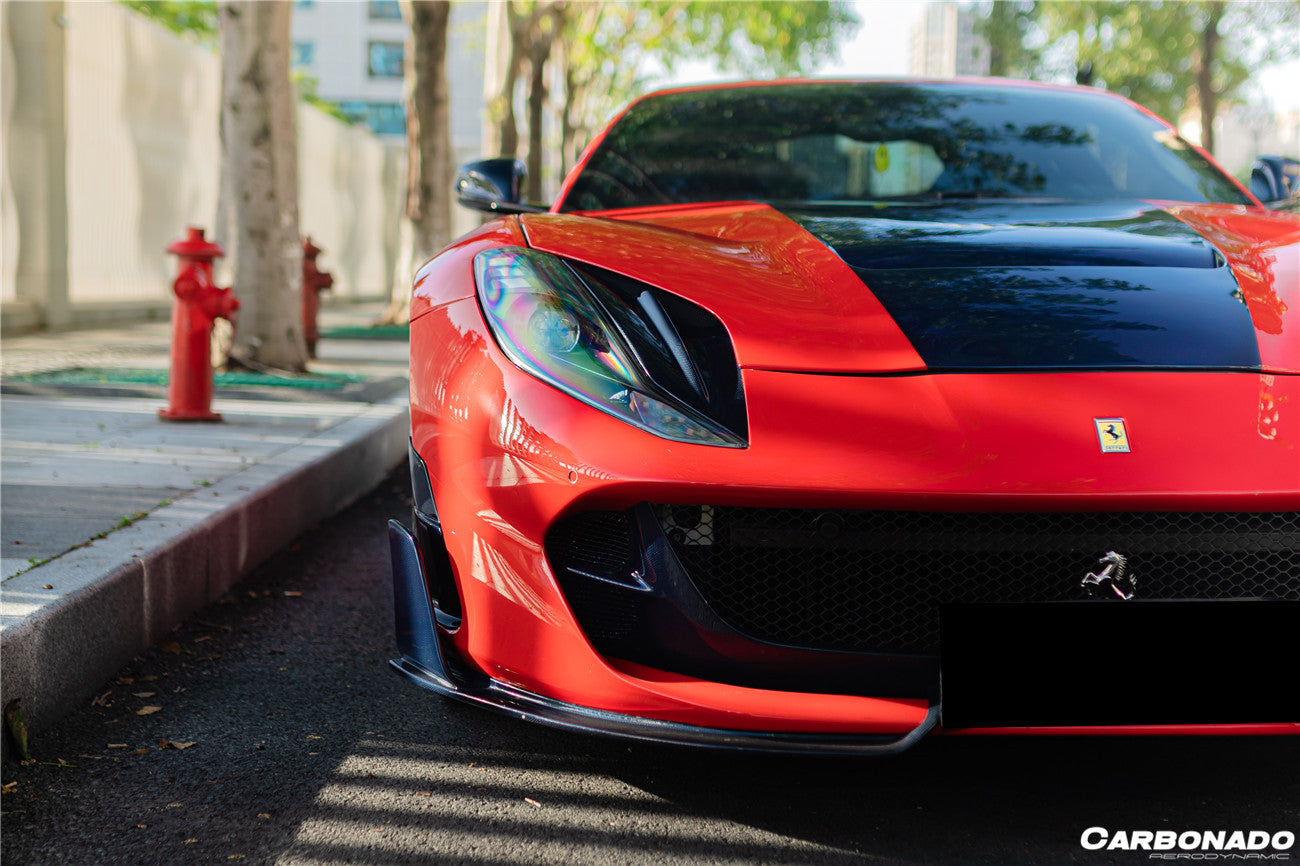DarwinPRO 2017-2026 Ferrari 812 Superfast / GTS MSY Style Carbon Fiber Headlight Air Vents - view 2