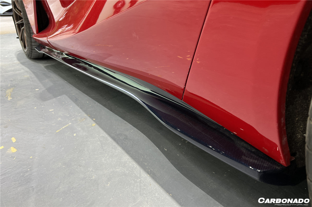DarwinPRO 2017-2026 Ferrari 812 Superfast / GTS MSY Style Carbon Fiber Side Skirts - detail 2
