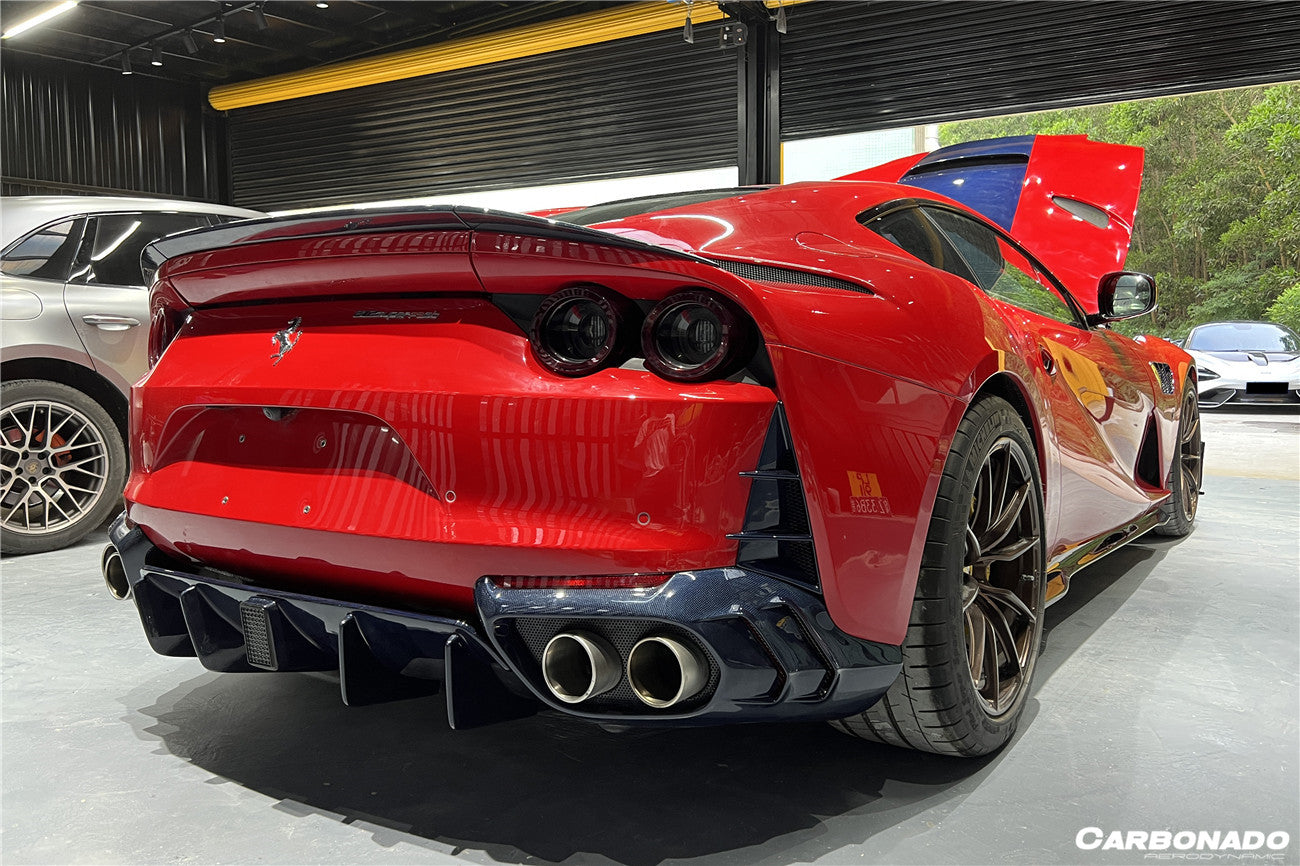 DarwinPRO 2017-2026 Ferrari 812 Superfast MSY Style Carbon Fiber Trunk Spoiler Wing - view 2