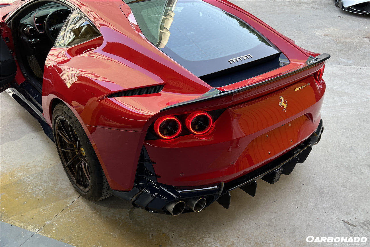 DarwinPRO 2017-2026 Ferrari 812 Superfast MSY Style Carbon Fiber Trunk Spoiler Wing