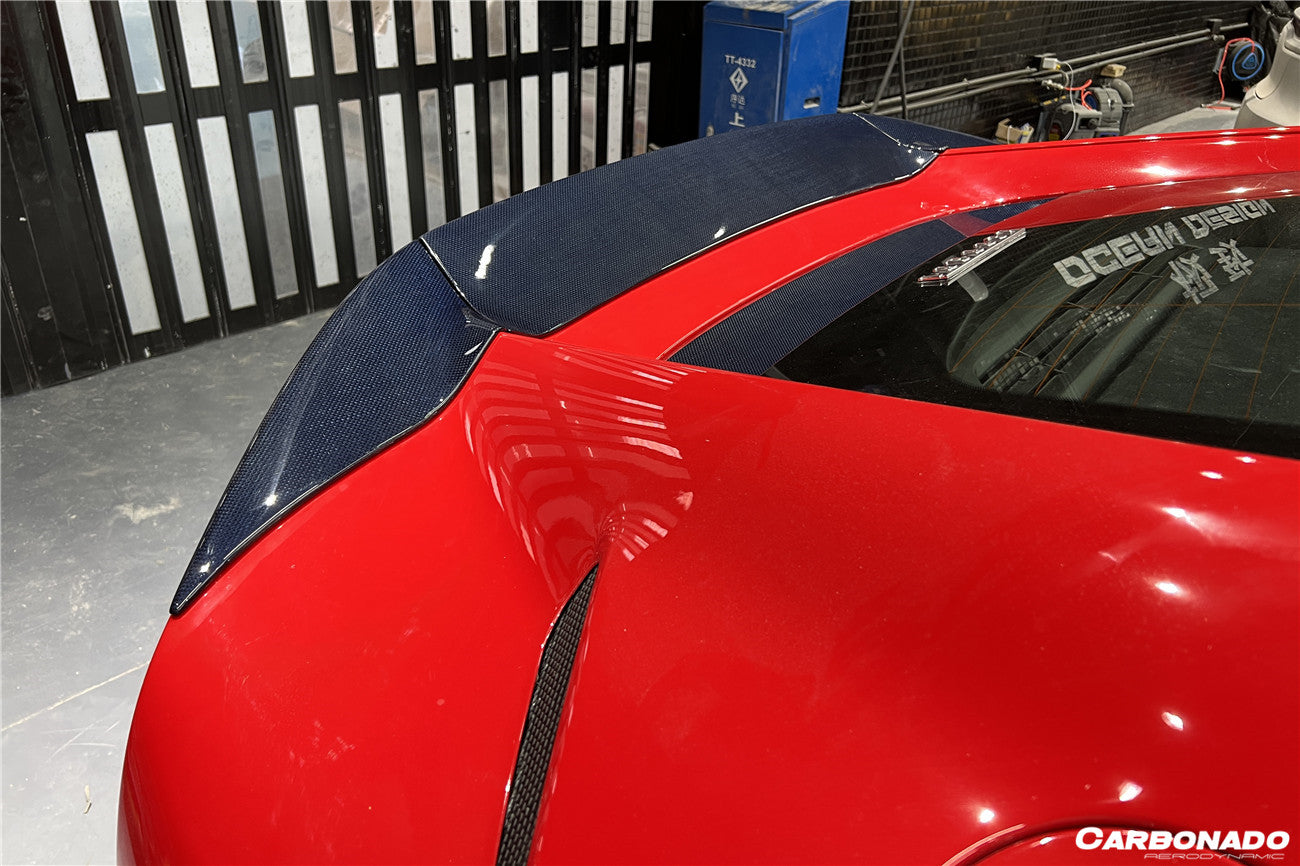 DarwinPRO 2017-2026 Ferrari 812 Superfast MSY Style Carbon Fiber Trunk Spoiler Wing - view 3