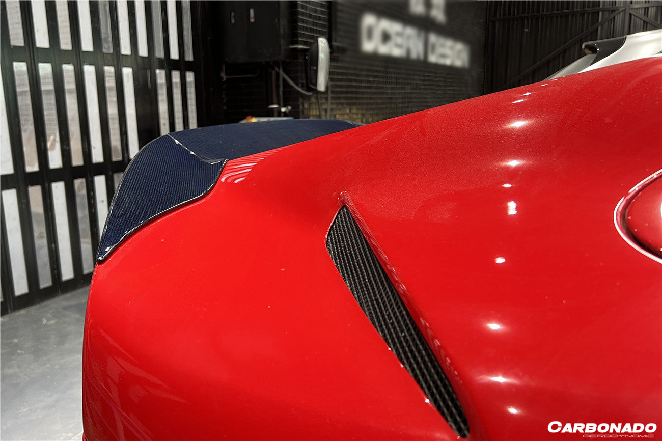 DarwinPRO 2017-2026 Ferrari 812 Superfast MSY Style Carbon Fiber Trunk Spoiler Wing - view 4