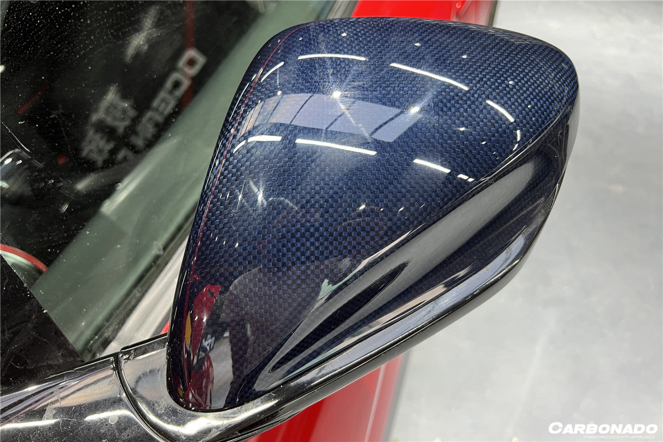 DarwinPRO 2017-2026 Ferrari 812 Superfast / GTS MSY Style Carbon Fiber Mirror Cover - view 4