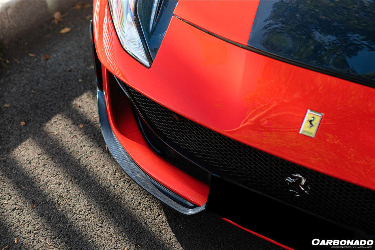 DarwinPRO 2017-2026 Ferrari 812 Superfast / GTS MSY Style Carbon Fiber Front Lip - detail 1