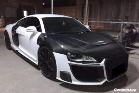 DarwinPRO 2006-2015 Audi R8 Coupe & Spyder P Style Carbon Fiber Hood - image 2