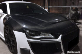 DarwinPRO 2006-2015 Audi R8 Coupe & Spyder P Style Carbon Fiber Hood - image 3