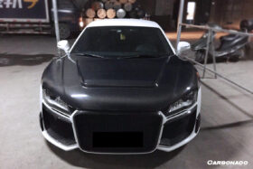 DarwinPRO 2006-2015 Audi R8 Coupe & Spyder P Style Carbon Fiber Hood - image 4