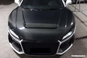 DarwinPRO 2006-2015 Audi R8 Coupe & Spyder P Style Carbon Fiber Hood - image 5