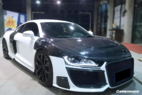DarwinPRO 2006-2015 Audi R8 Coupe & Spyder P Style Carbon Fiber Hood - image 6