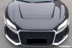 DarwinPRO 2006-2015 Audi R8 Coupe & Spyder P Style Carbon Fiber Hood - image 8