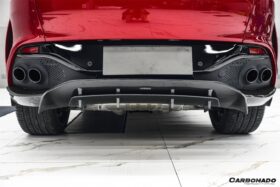DarwinPRO 2021-2024 Aston Martin DBX 707 Style Dry Carbon Fiber Rear Bumper w & Exhaust tips - image 7