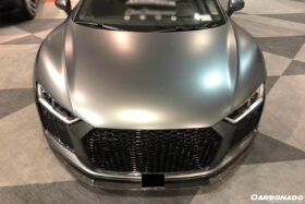 DarwinPro Aerodynamics DarwinPRO R8 Carbon Fiber Front Lip Carbonado (VRS) Fits Coupe Spyder - Image 4