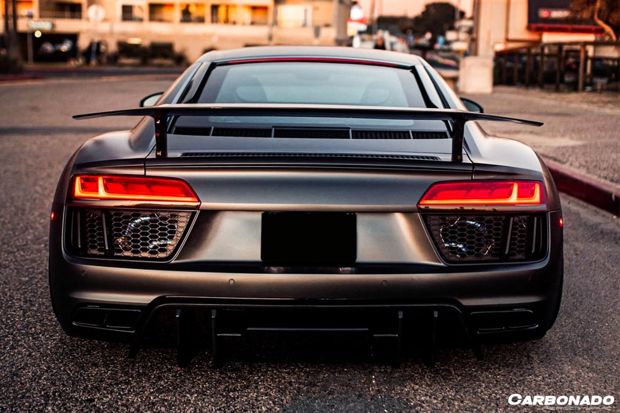 DarwinPro Aerodynamics DarwinPRO R8 GEN2 Carbon Fiber Trunk Spoiler Wing Carbonado (VRS) - Image 2