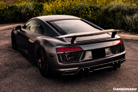 DarwinPro Aerodynamics DarwinPRO R8 Carbon Fiber Rear Diffuser Carbonado (VRS) Fits Coupe Spyder - Image 5
