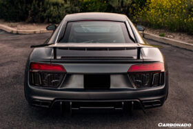 DarwinPro Aerodynamics DarwinPRO R8 Carbon Fiber Rear Diffuser Carbonado (VRS) Fits Coupe Spyder - Image 6