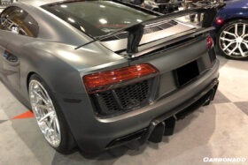DarwinPro Aerodynamics DarwinPRO R8 Carbon Fiber Rear Diffuser Carbonado (VRS) Fits Coupe Spyder - Image 8