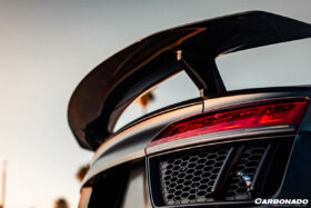 DarwinPro Aerodynamics DarwinPRO R8 GEN2 Carbon Fiber Trunk Spoiler Wing Carbonado (VRS) - Image 5