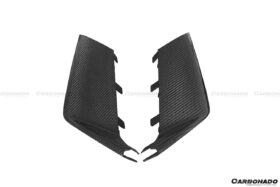 DarwinPRO 2013-2018 Audi RS6 Avant BS Style Carbon Fiber Front Bumper Caps - image 6