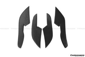 DarwinPRO 2013-2018 Audi RS6 Avant BS Style Carbon Fiber Front Bumper Canards - image 9
