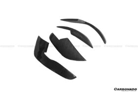 DarwinPRO 2013-2018 Audi RS6 Avant BS Style Carbon Fiber Front Bumper Canards - image 10