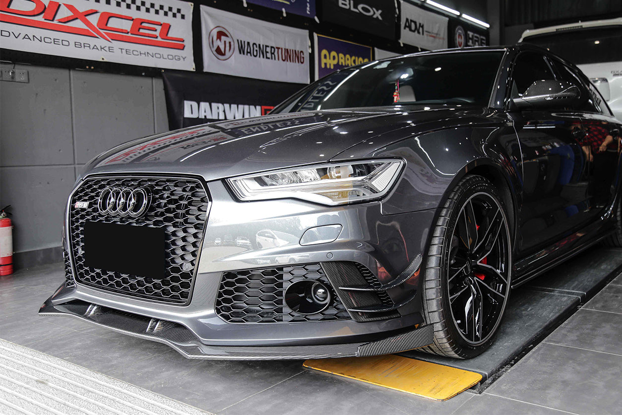 DarwinPRO 2013-2018 Audi RS6 Avant BS Style Carbon Fiber Front Lip