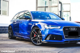 DarwinPRO 2013-2018 Audi RS6 Avant MN Style Carbon Fiber Side Skirts - image 7