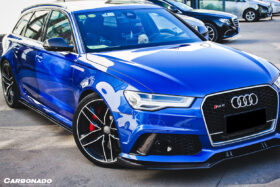 DarwinPRO 2013-2018 Audi RS6 Avant MN Style Carbon Fiber Side Skirts - image 5