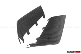 DarwinPRO 2013-2018 Audi RS6 Avant Carbon Fiber Front Bumper Caps - image 6