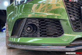DarwinPRO 2013-2018 Audi RS6 Avant Carbon Fiber Front Bumper Caps - image 4