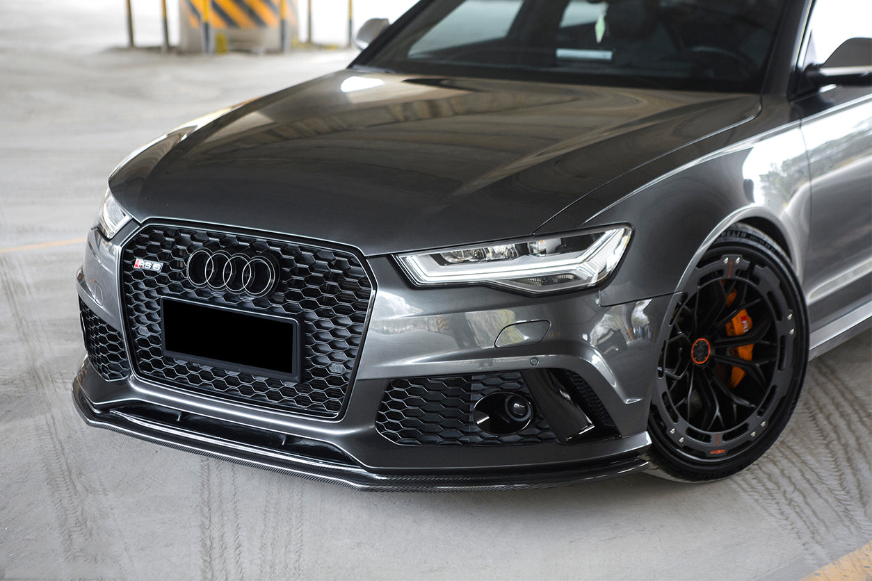 DarwinPRO 2013-2018 Audi RS6 Avant MN Style Carbon Fiber Front Lip