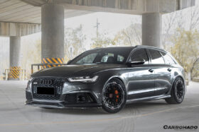 DarwinPRO 2013-2018 Audi RS6 Avant MN Style Carbon Fiber Front Lip - image 5