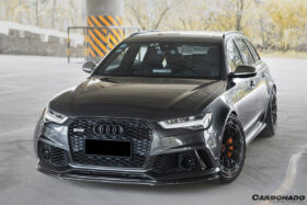 DarwinPRO 2013-2018 Audi RS6 Avant MN Style Carbon Fiber Front Lip - image 2