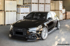 DarwinPRO 2013-2018 Audi RS6 Avant MN Style Carbon Fiber Front Lip - image 10