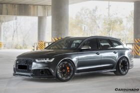 DarwinPRO 2013-2018 Audi RS6 Avant MN Style Carbon Fiber Front Lip - image 3