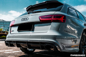DarwinPRO 2013-2018 Audi RS6 Avant MN Style Carbon Fiber Roof Spoiler - image 3
