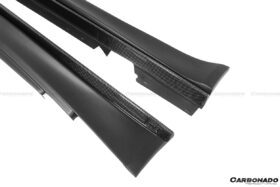 DarwinPRO 2008-2013 BMW 1M Only RZ Style Carbon Fiber Side Skirts - image 8